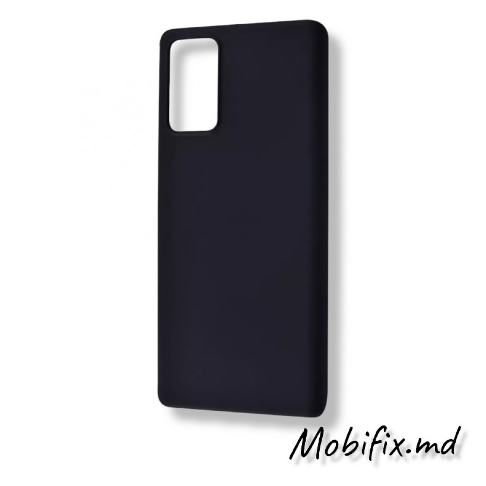 Чехол Samsung Note 20 WAVE Colorful Case (TPU) (black)