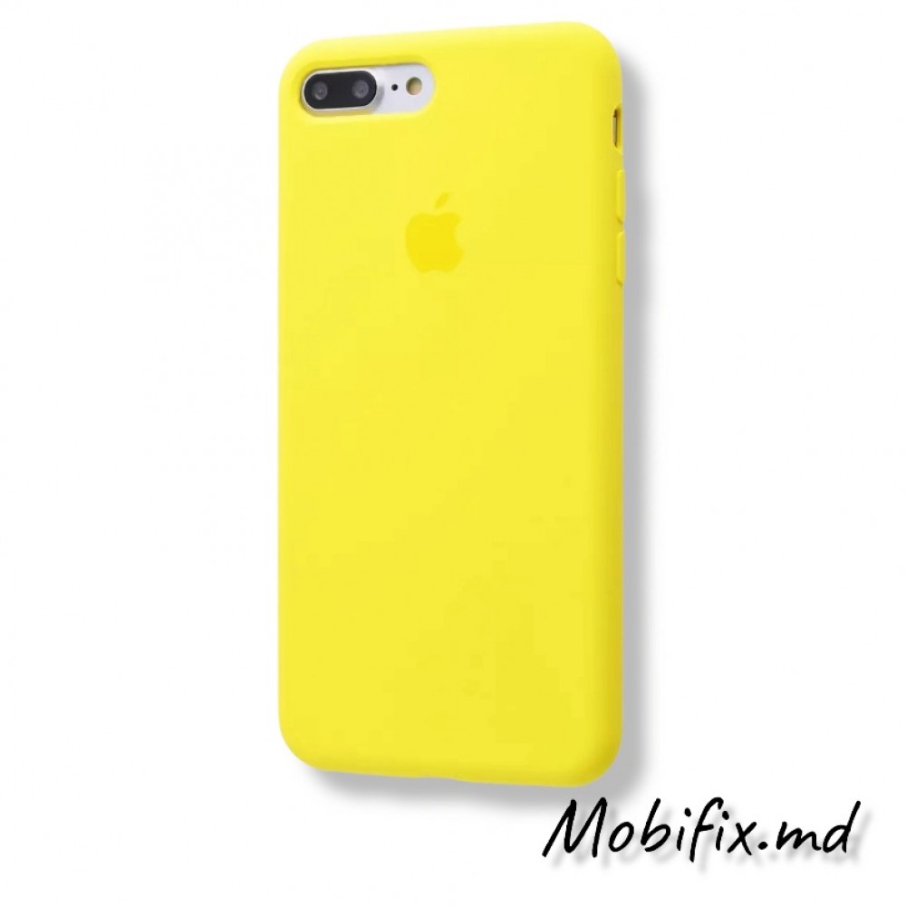 Чехол iPhone 7+ Plus, 8+ Plus Silicone Case Full Cover (Canary Yellow)