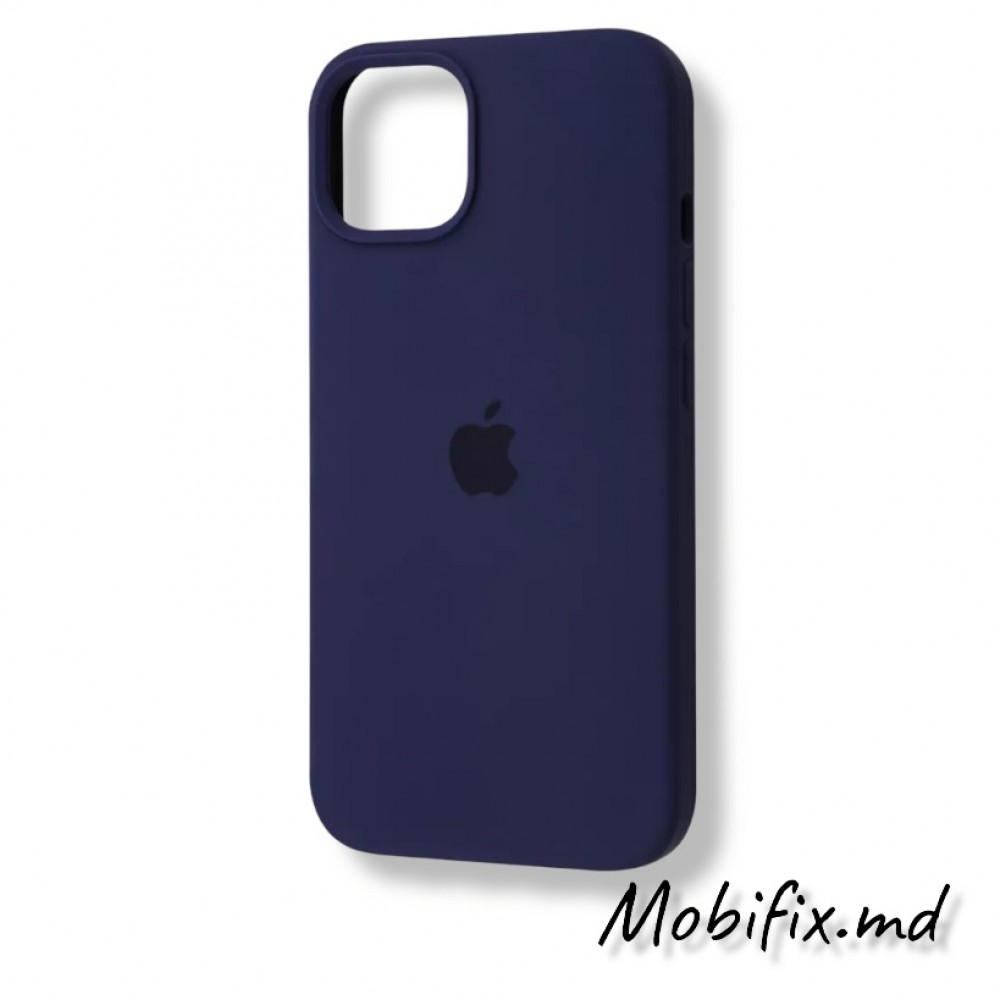 Чехол iPhone 13 Pro Silicone Case Full Cover (midnight blue)