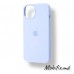 Чехол iPhone 13 Pro Max Silicone Case Full Cover (sky blue)