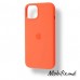 Чехол iPhone 13 Pro Max Silicone Case Full Cover (orange)