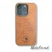 Чехол iPhone 15 Pro POLO Knight Leather (brown)