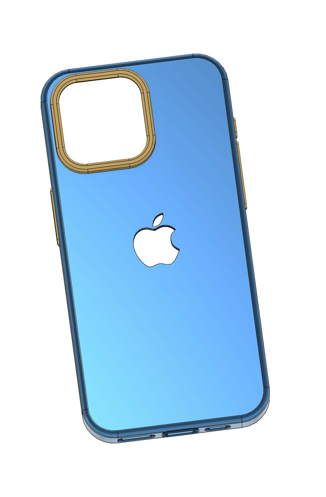 Чехол iPhone 15 Pro Max 3D 