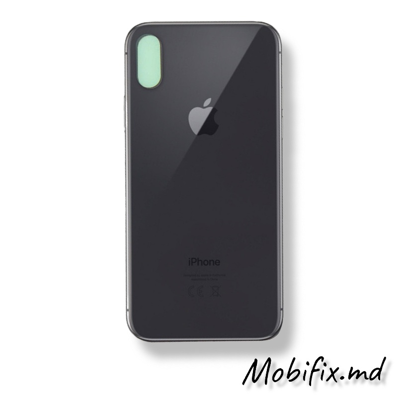 Заднее стекло iPhone X • черное