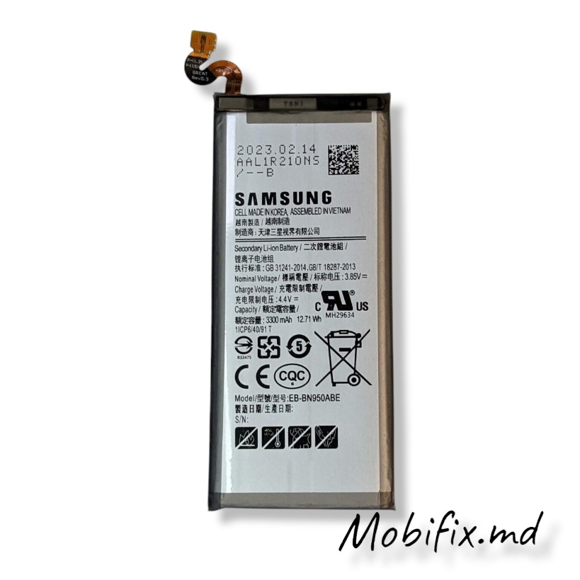 Аккумулятор EB-BN950ABE для Samsung Note 8 N950, Class AAAA тех.пак.