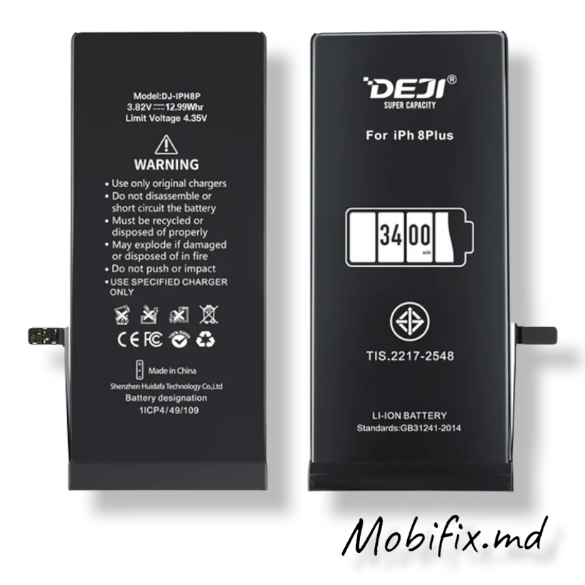 Аккумулятор для Apple iPhone 8 Plus DEJI усиленная 3400mAh Аккумулятор для Apple iPhone 8 Plus DEJI усиленная 3400mAh