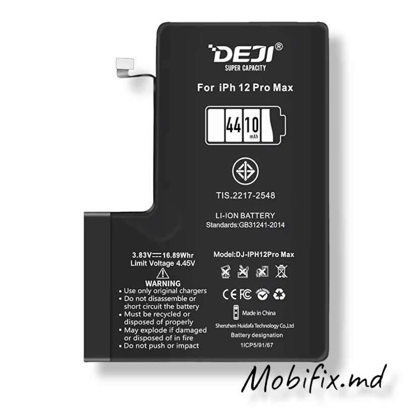 Аккумулятор для Apple iPhone 12 Pro Max Deji усиленная 4410mAh