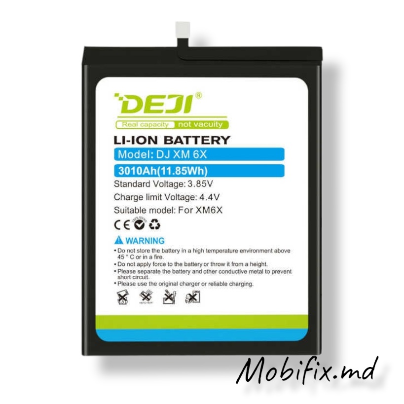 Аккумулятор BN36 для Xiaomi Mi A2, Mi 6X DEJI 3010mAh
