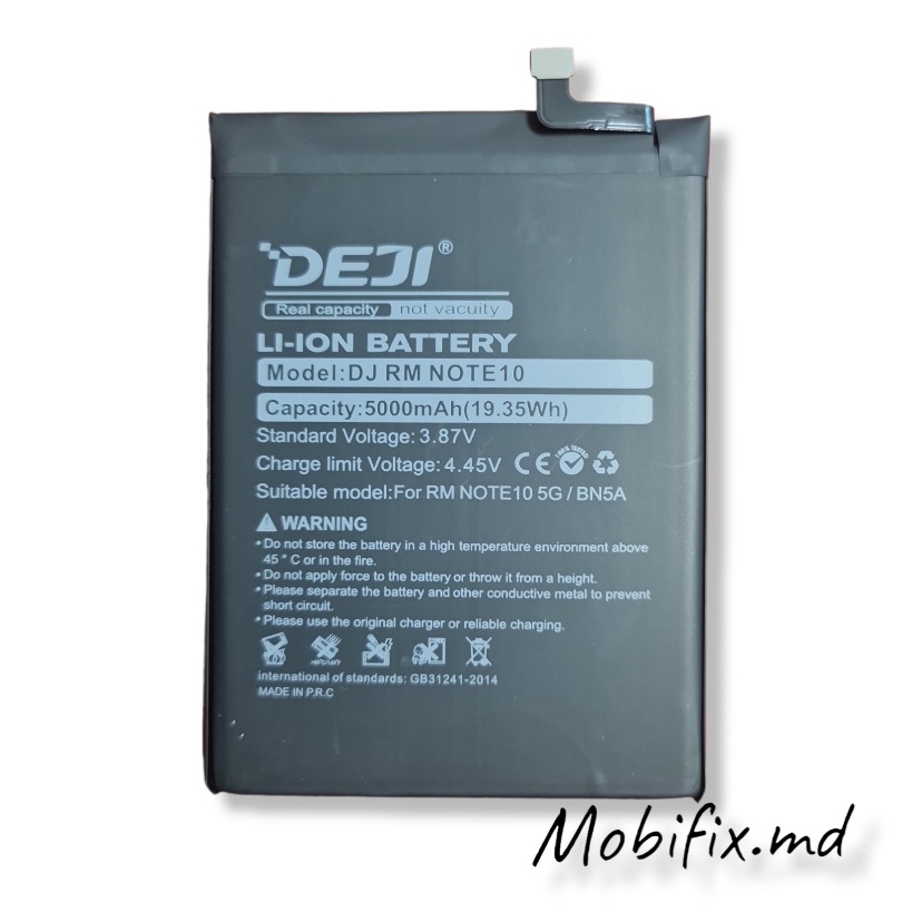 Аккумулятор BN5A для Xiaomi Redmi Note 10 5G, Poco M3 Pro Deji 5000mAh