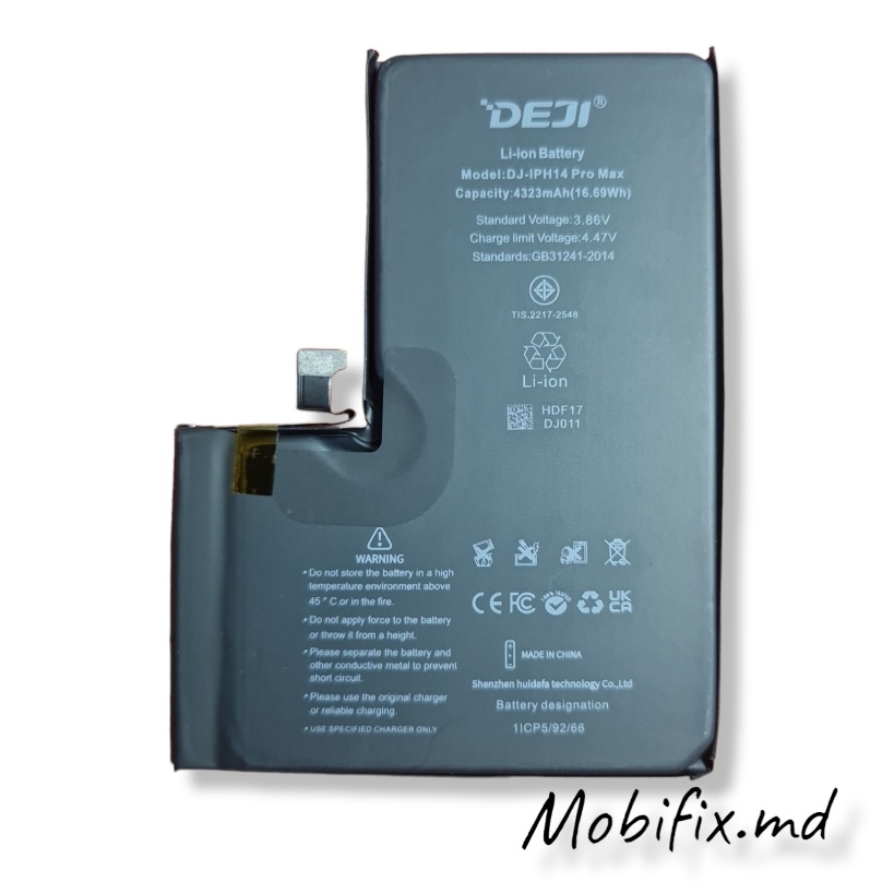Аккумулятор для Apple iPhone 14 Pro Max Deji 4323mAh