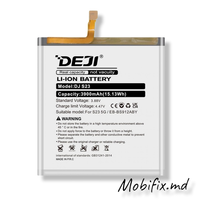 Аккумулятор EB-BS912ABY для Samsung S23, Deji 3900mAh