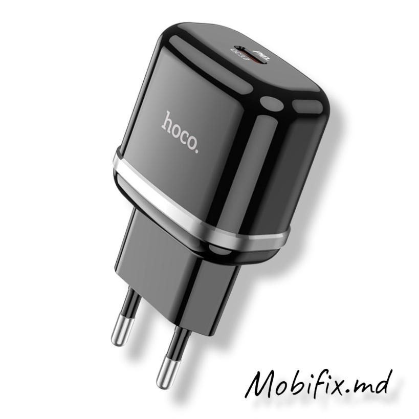 Зарядное устройство HOCO N24 Vicorious 20W (1Type-C) black