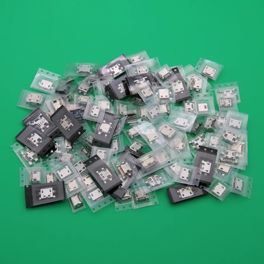 Разъемы зарядки Micro USB в ассортименте