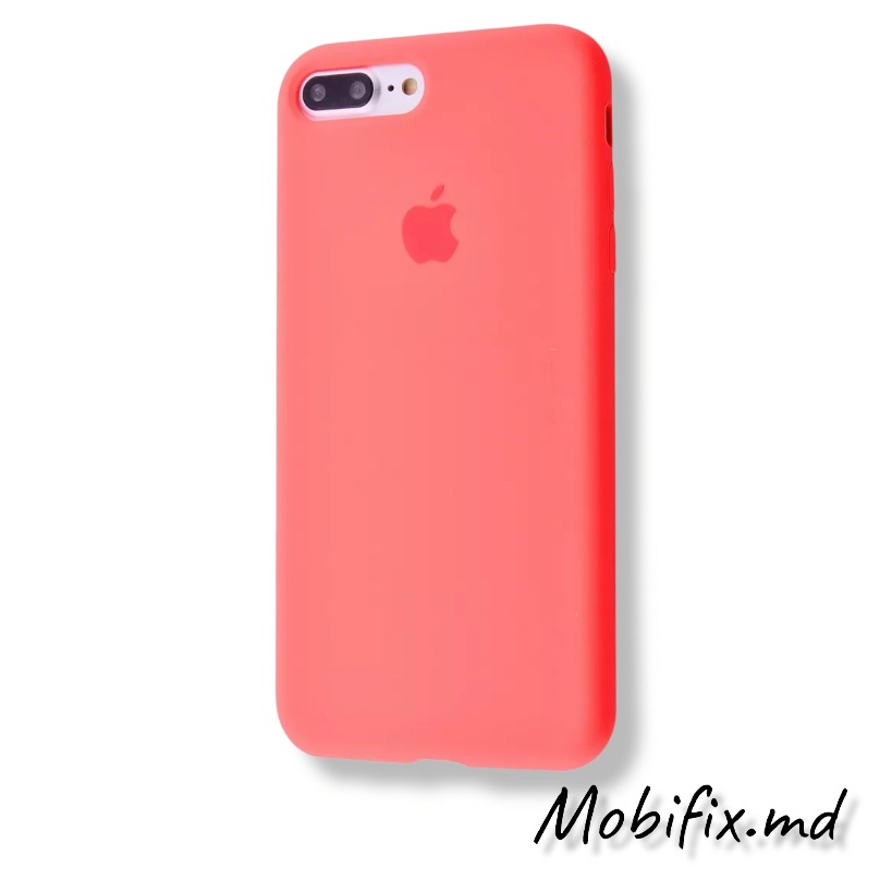 Чехол iPhone 7+ Plus, 8+ Plus Silicone Case Full Cover (Barbie Pink)