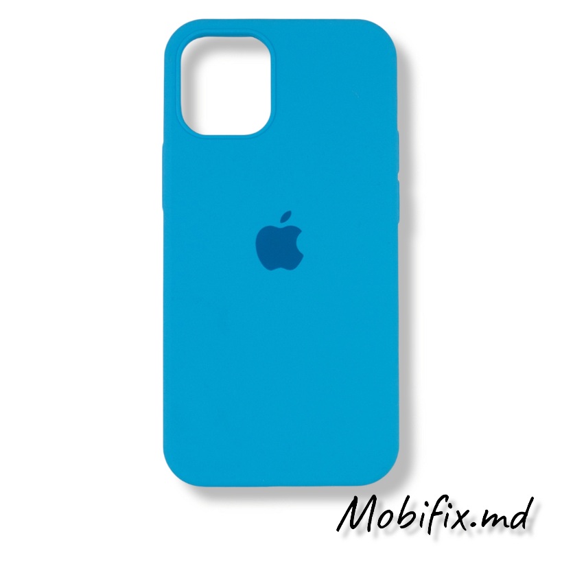 Чехол iPhone 13 Pro Silicone Case Full Cover (blue)