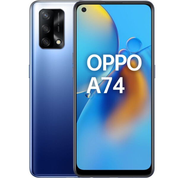 Oppo A74 6/128Gb Dual Sim Midnight Blue • Новый