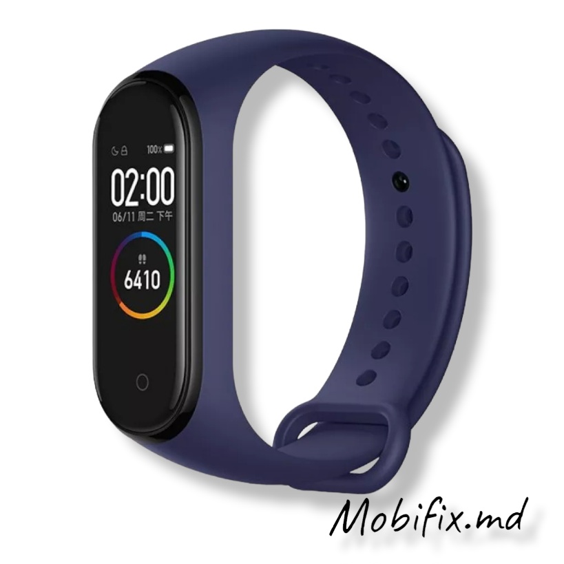 Ремешок Xiaomi Mi Band 3,4 Silicone New (midnight blue)