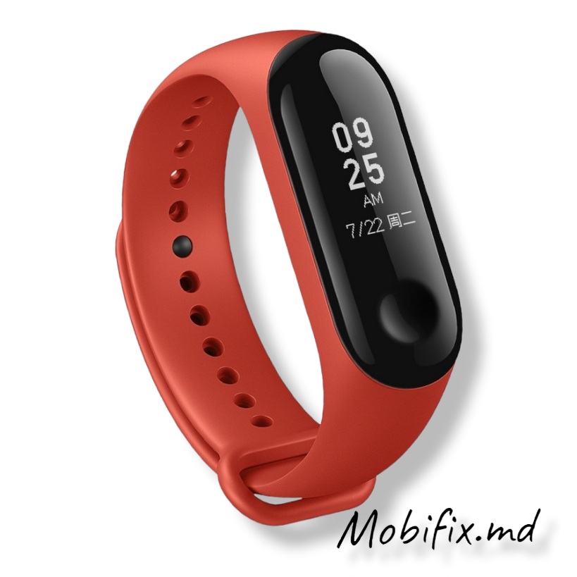 Ремешок Xiaomi Mi Band 3,4 Silicone (red)
