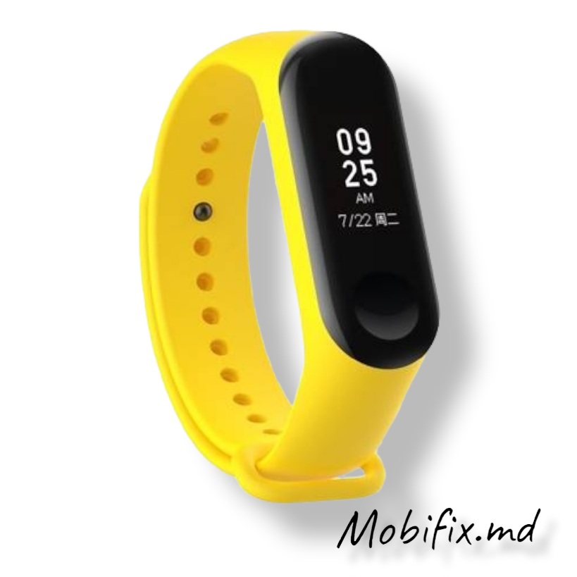 Ремешок Xiaomi Mi Band 3,4 Silicone (yellow)