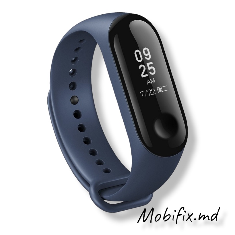 Ремешок Xiaomi Mi Band 3,4 Silicone (dark blue)