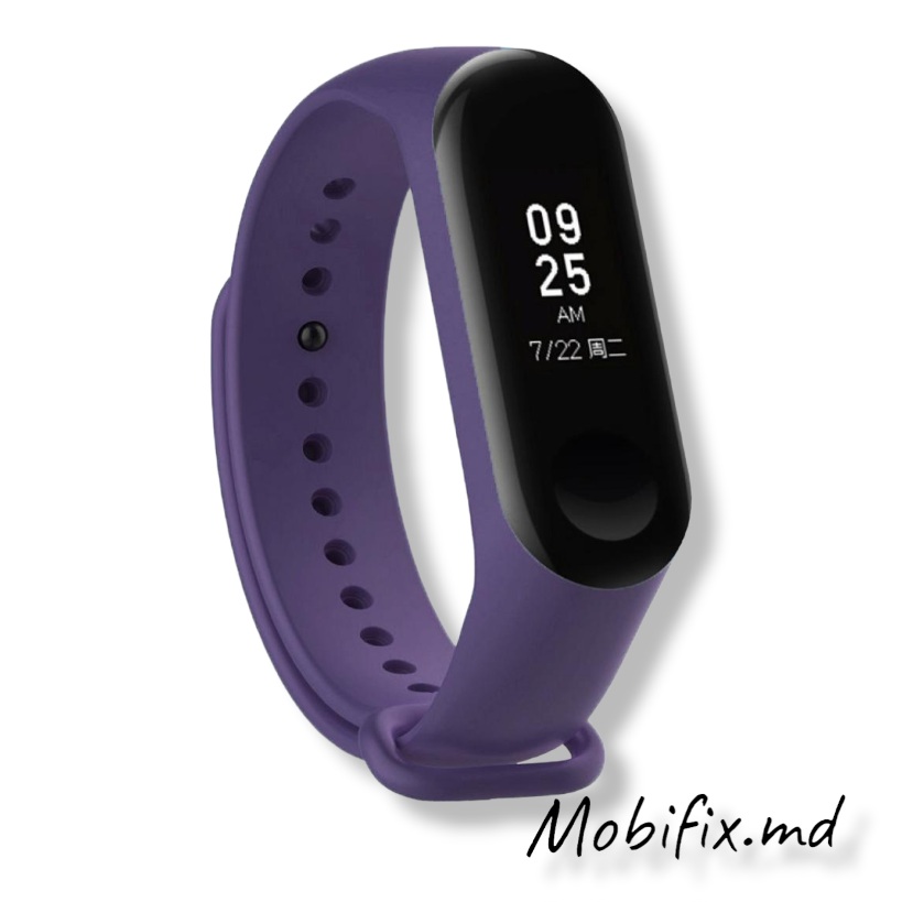Ремешок Xiaomi Mi Band 3,4 Silicone (purple)