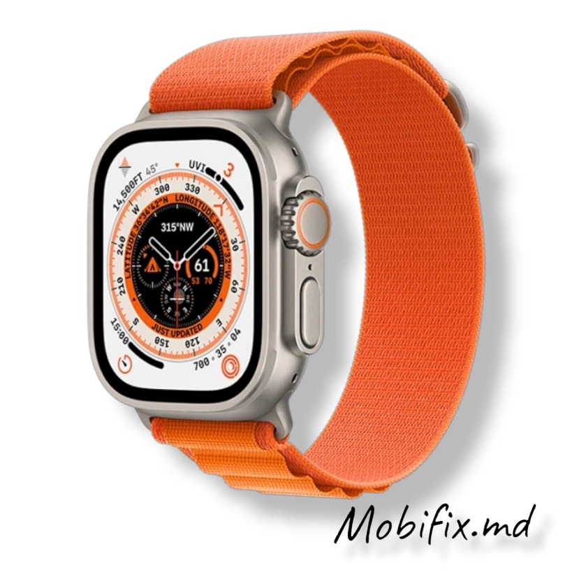 Apple Watch Ultra 49mm Titanium Orange Alpine • Новые