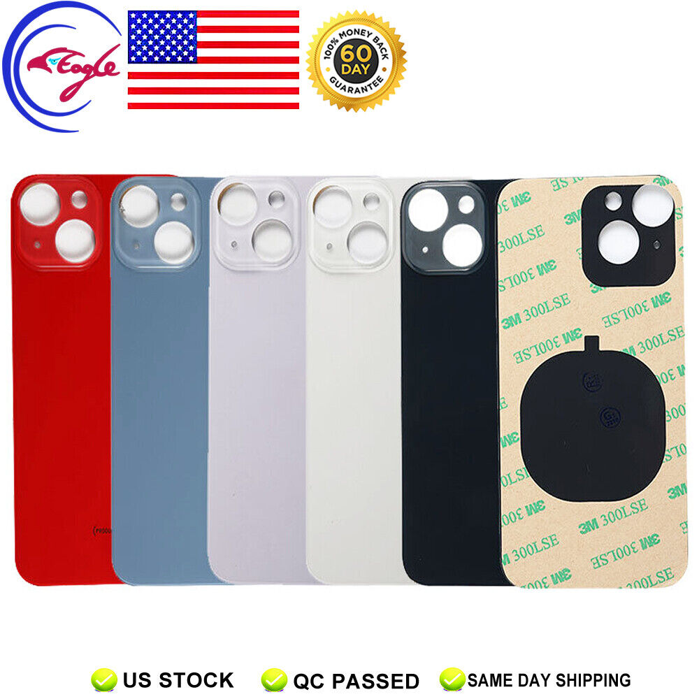 Заднее стекло iPhone 13 Green (Large Camera Hole)