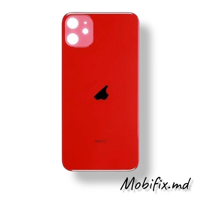 Заднее стекло iPhone 11 • Red Заднее стекло iPhone 11 • Red